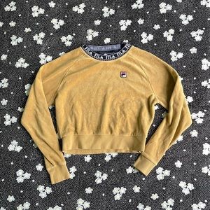 FILA velvet sweater